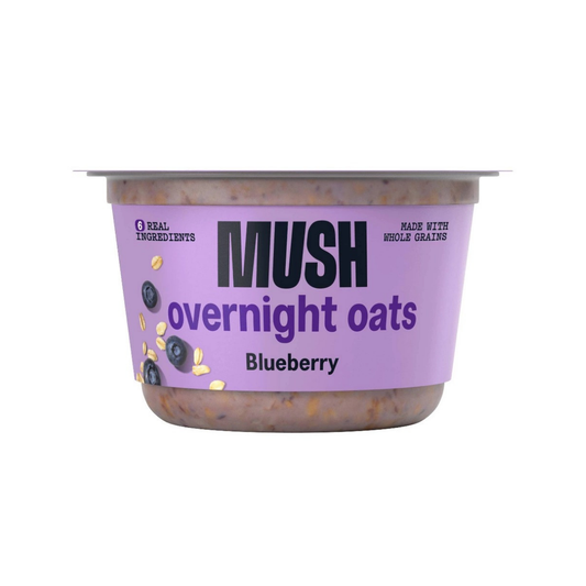 MUSH Blueberry Ready to Eat Gluten Free Vegan Oats 5oz