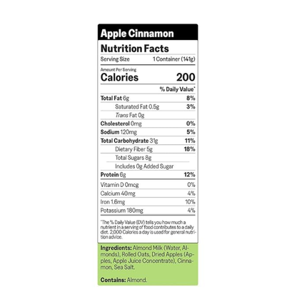 Mush Apple Cinnamon Overnight Oats 5oz.