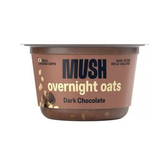 MUSH Dark Chocolate Ready to Eat Gluten Free Vegan Oats 5oz