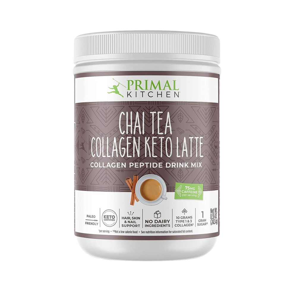 Primal Kitchen Chai Tea Collagen Keto Latte Drink Mix 8.6oz – Orgánica ...