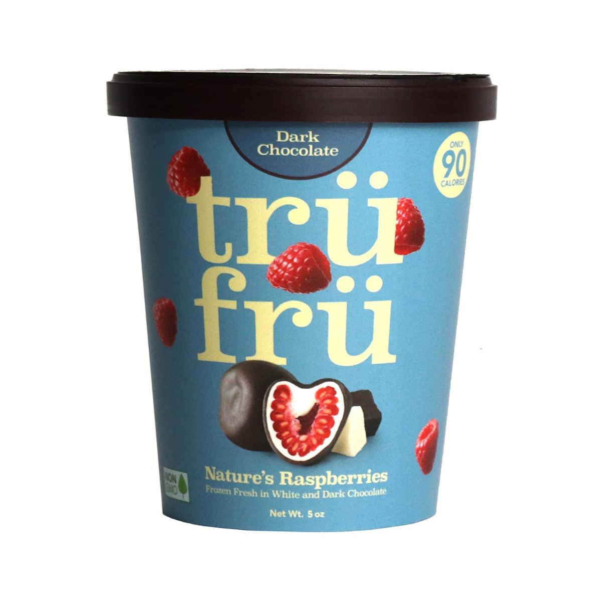 Trü Frü Raspberries Dark Chocolate Covered, 5 oz