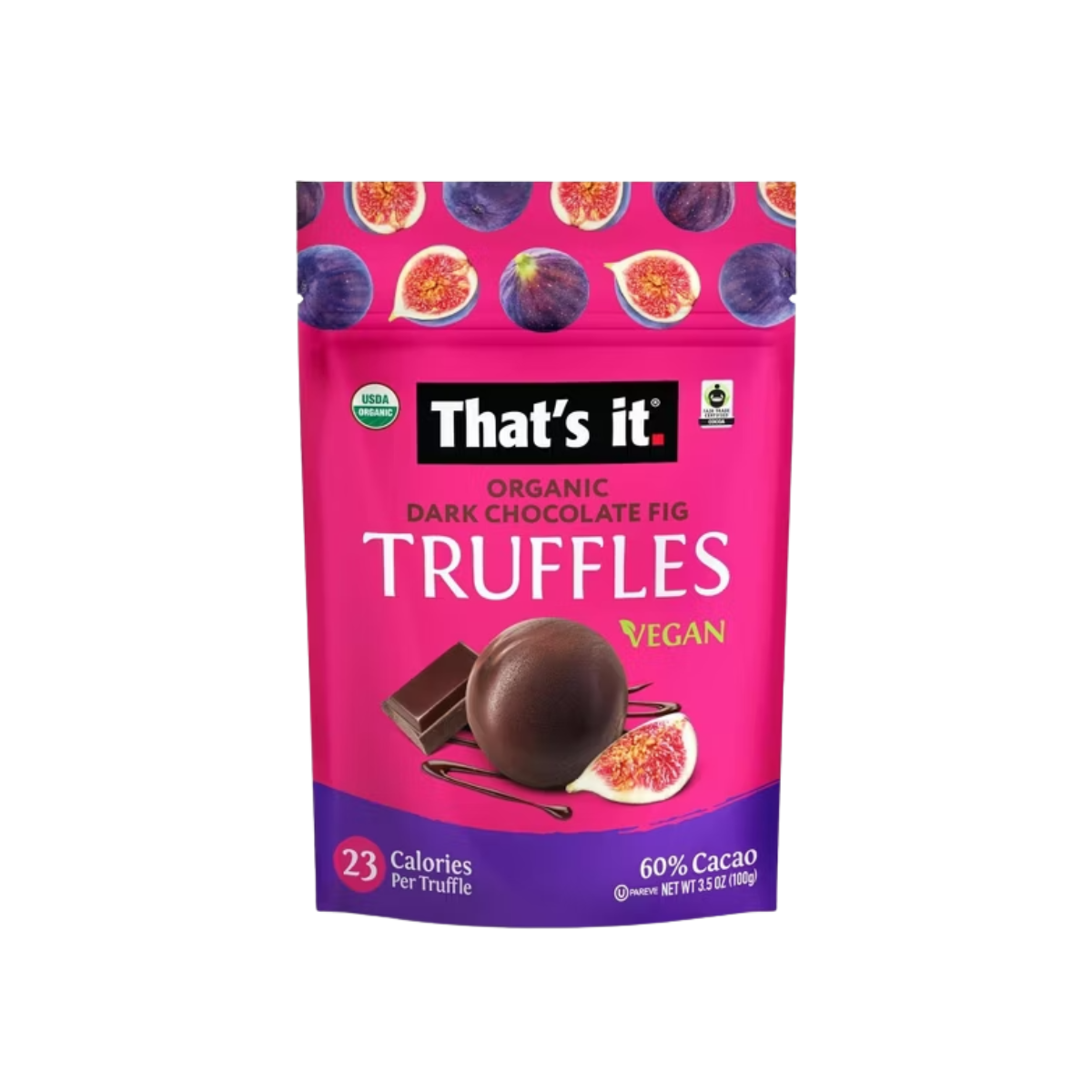 That's It Dark Chocolate Fig Truffles 3.5oz