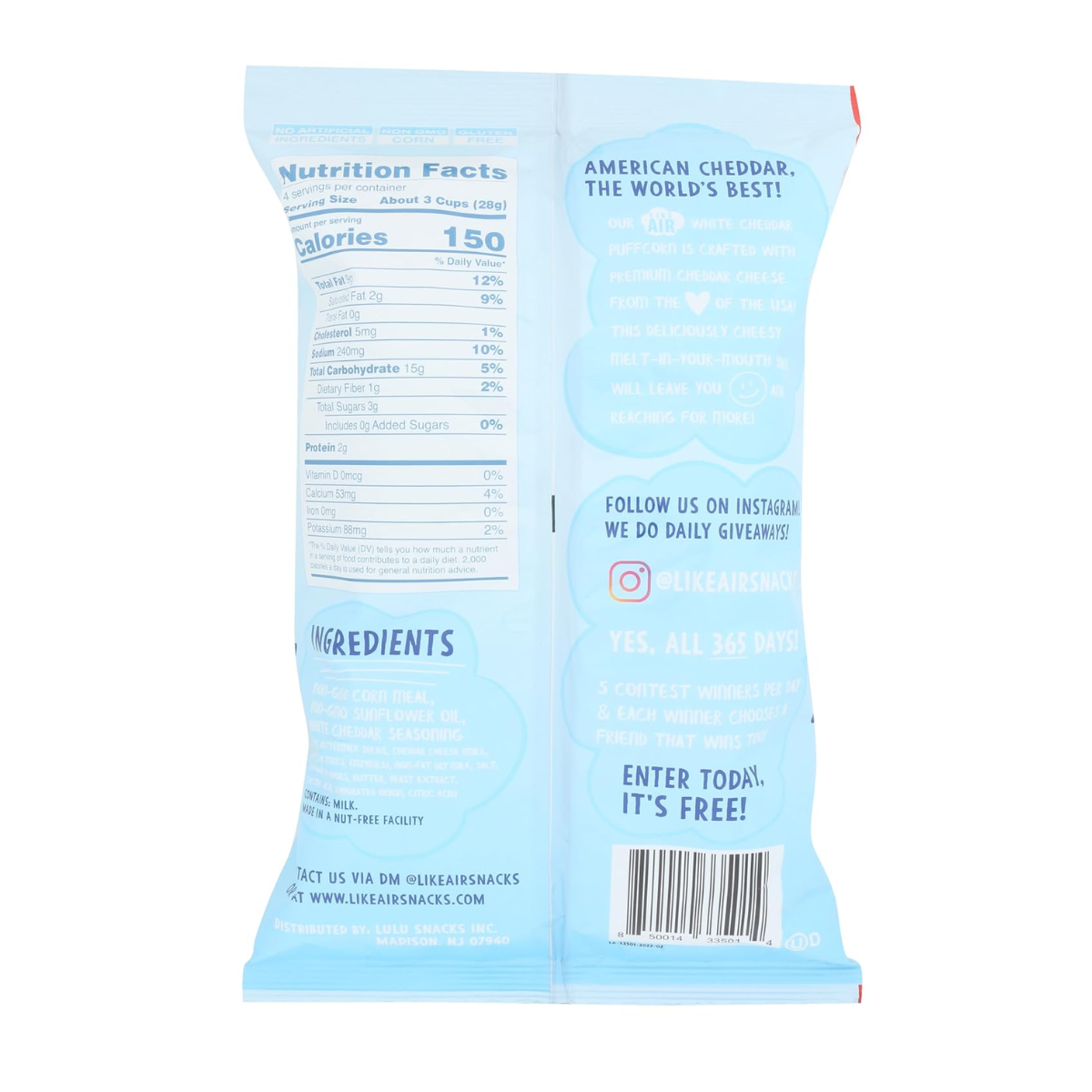 LIKAIR Puffcorn Cheddar W
