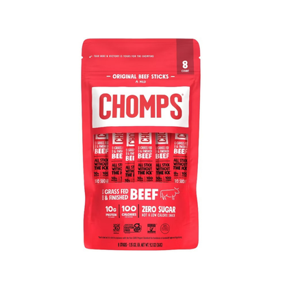 Chomps Original Beef Meat Sticks 9.2oz 8c