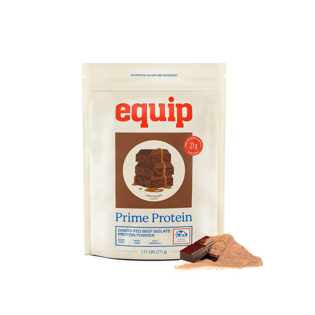 Equip Prime Chocolate Protein Powder 771g
