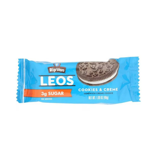 Rip Van Leaos Sandwich Creme Cookies Cookies & Cream 1.69oz