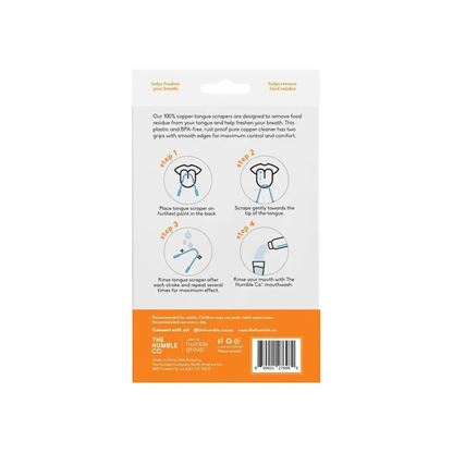 The Humble Co. Copper Tongue Scraper 2c