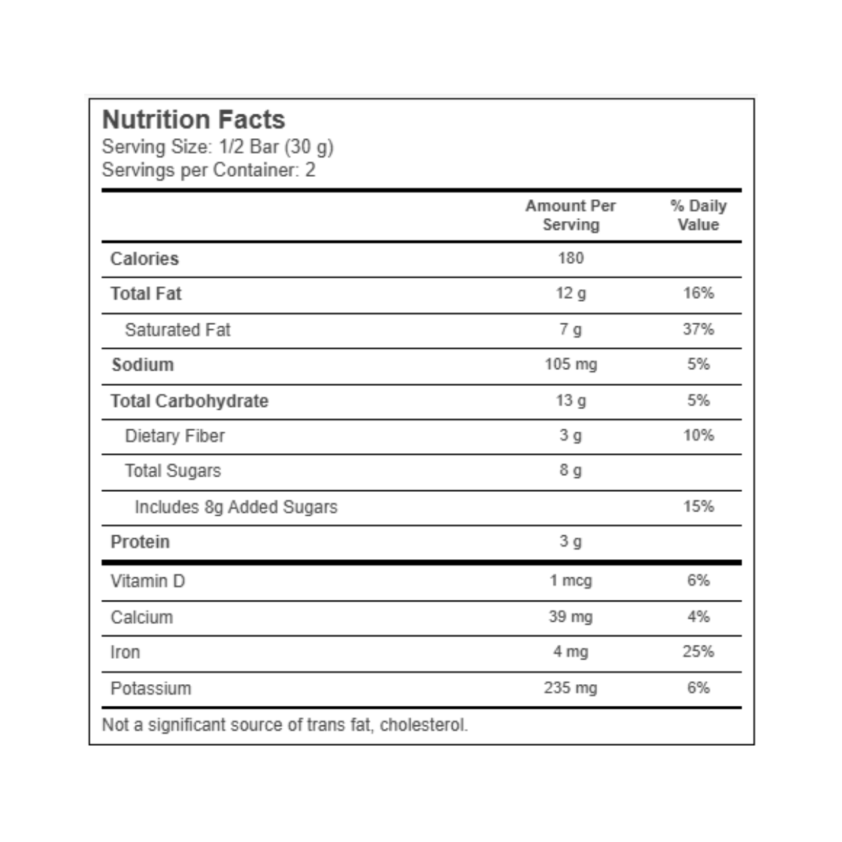 HU Almond Crunch Dark Chocolate Bar 2.1oz