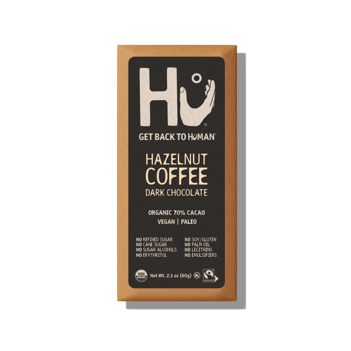 HU Hazelnut Coffee Dark Chocolate Bar 2.1oz