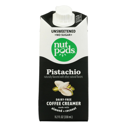 Nutpods Unsweetened Non Dairy Pistachio Made With Almonds And Coconuts Coffee Creamer 11.2fl oz