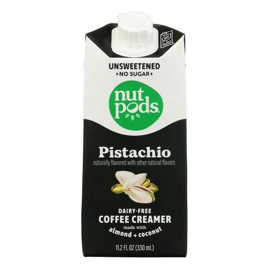 Nutpods Unsweetened Non Dairy Pistachio Made With Almonds And Coconuts Coffee Creamer 11.2fl oz