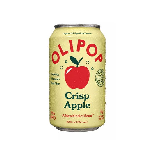 OLIPOP Crisp Apple Prebiotic Soda 12fl oz