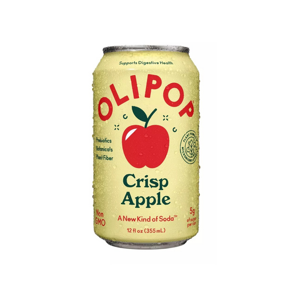 OLIPOP Crisp Apple Prebiotic Soda 12fl oz – Orgánica Store Panamá