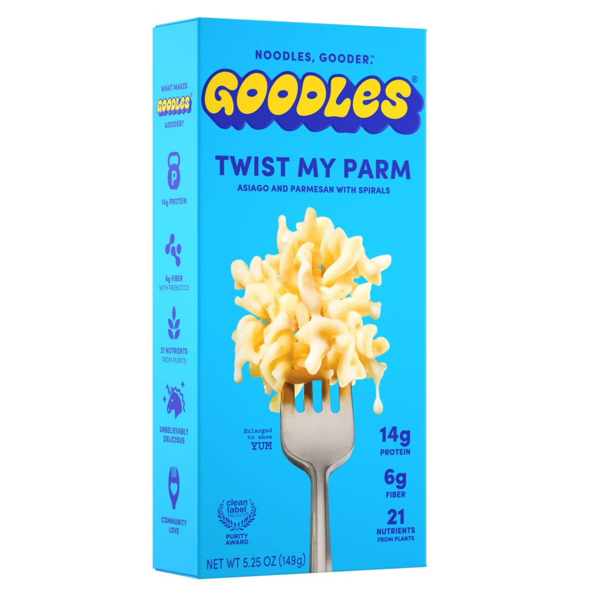 Goodles Twist My Parm Asiago and Parmesan Protein Mac & Cheese 5.25oz