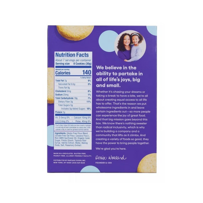 Partake Gluten Free Vegan Vanilla Wafers 7oz