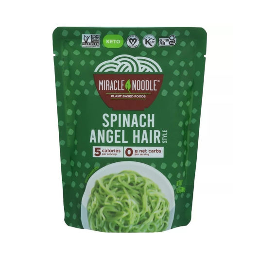 Miracle Noodle Spinach angel Hair 7oz