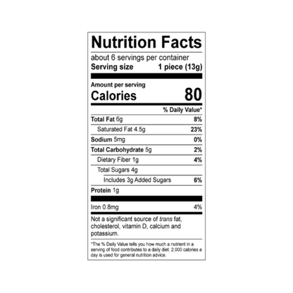 HU Dark Chocolate Bites Creamy Coconut Organic 2.75oz