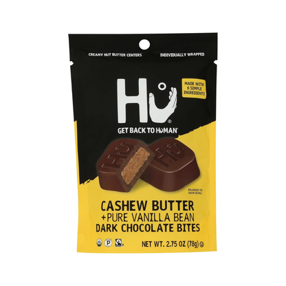 HU Cashew Butter Vanilla Bean Dark Chocolate Bites 2.75oz