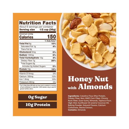 Catalina Crunch Keto Friendly Cereal Honey Nut with Almonds 8oz
