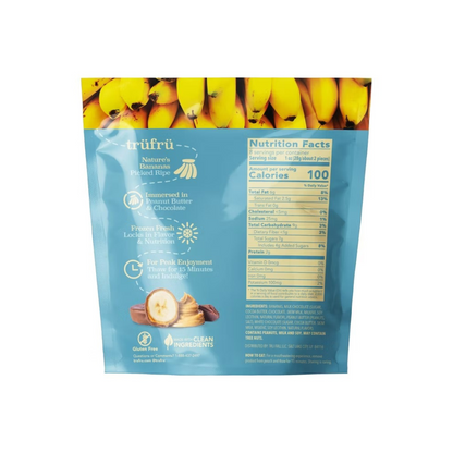 Tru Fru Frozen Bananas in Peanut Butter & Milk Chocolate 8 fl oz