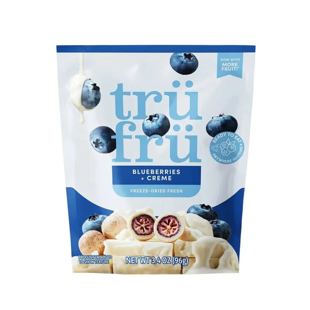 Tru Fru Freeze-Dried Blueberries in Creme 3.4oz