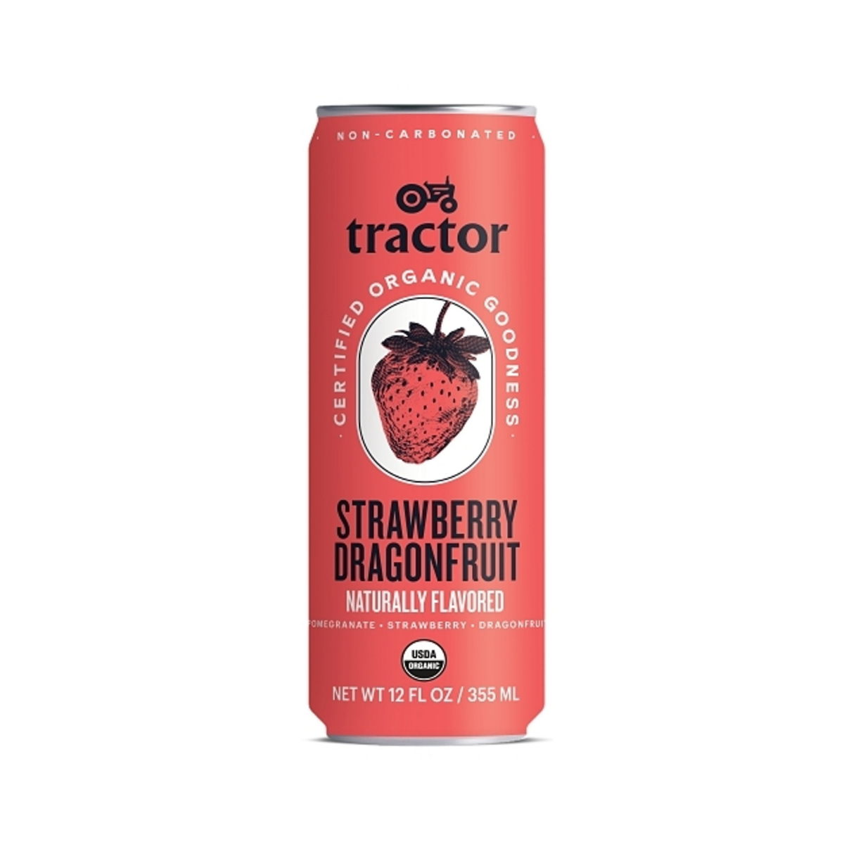Tractor Beverage Co Strawberry Dragon Fruit 12oz