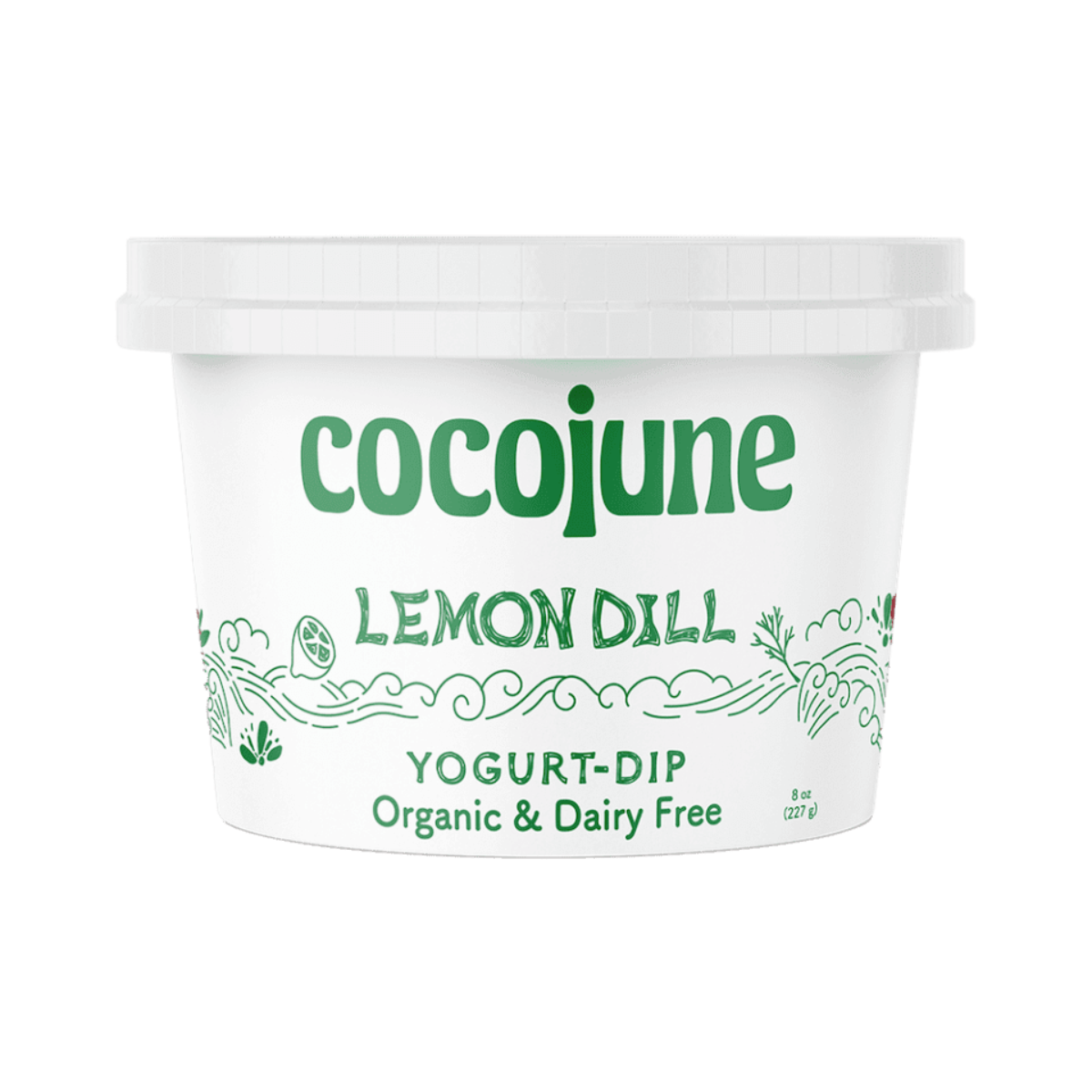 Cocojune Lemon Dill Yogurt Dip OG 8oz