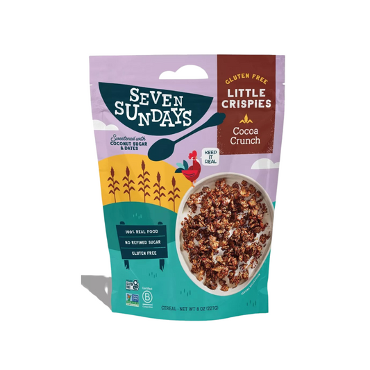 Seven Sundays Little Crispy Cocoa Crunch Breakfast Cereal 8oz