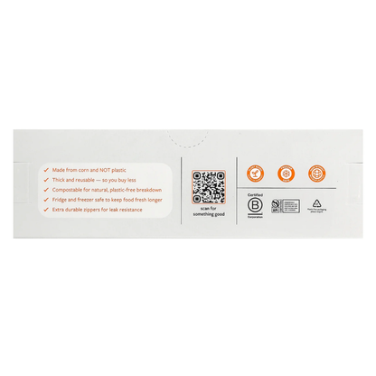 Full Circle Home Compostable Zipper Snack Bags 50c