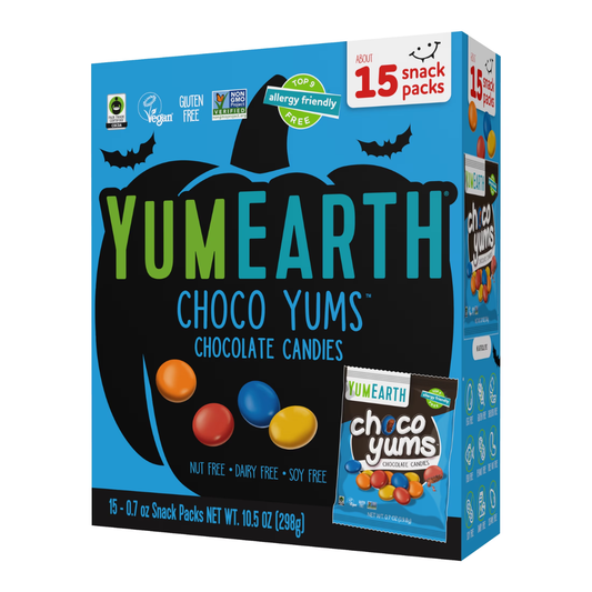 YumEarth Halloween Choco Yums Snackpacks 15c