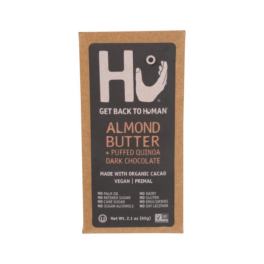 Hu Almond Butter + Puffed Quinoa Dark Chocolate 2.1oz