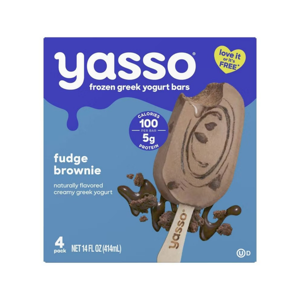 Yasso Frozen Greek Yogurt Fudge Brownie Bars 4c – Orgánica Store