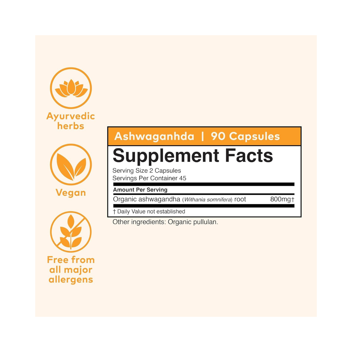 Organic India Ashwagandha OG 90c