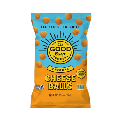 The Good Crisp Company Cheddar Cheese Balls 5.5oz