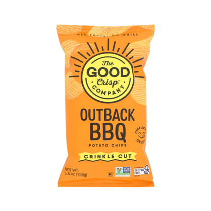 The Good Crisp Company Gluten Free Potato Chip Crinkle Cut BBQ 5.5oz