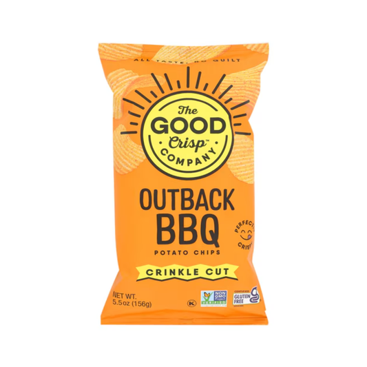 The Good Crisp Company Gluten Free Potato Chip Crinkle Cut BBQ 5.5oz