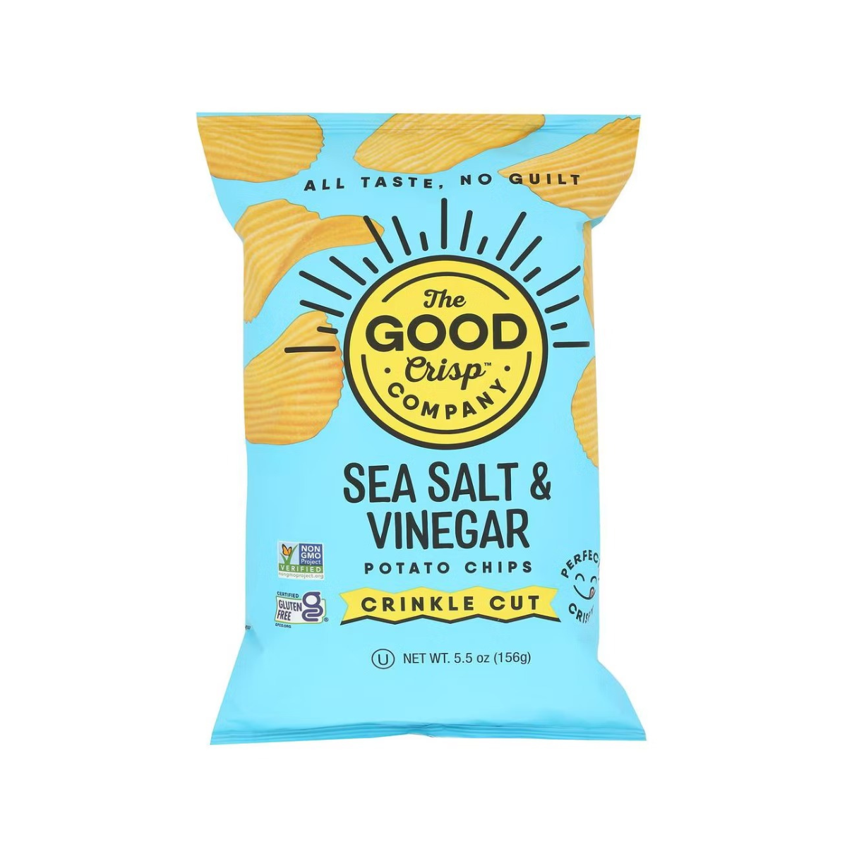 The Good Crisp Company Sea Salt & Vinegar Potato Chips 5.5oz
