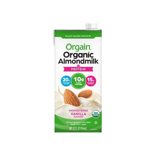 Orgain Almondmilk Vanilla Unsweetened 32oz