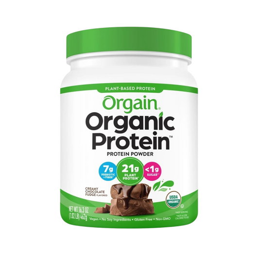 Orgain Organic Vegan Plantbased Protein Powder - Creamy Chocolate Fudge 16oz