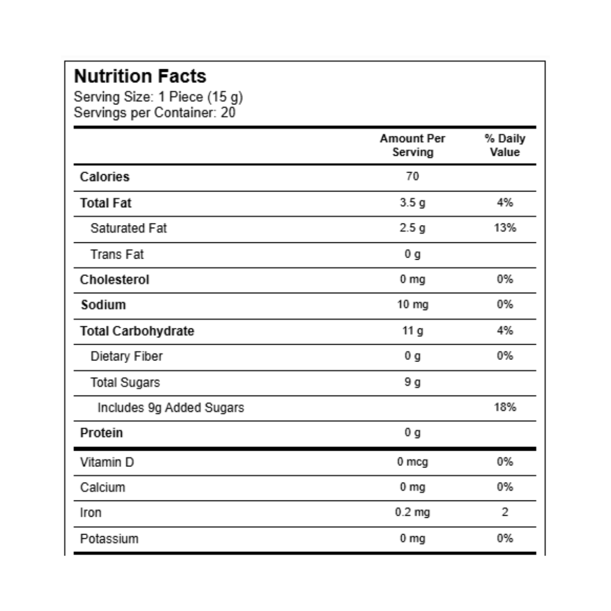 Free2b Bag O' Goodies Dark Chocolate Cups Peppermint 20c