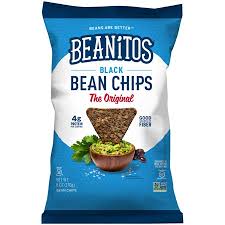 Beanitos Chip Black Bean Sea Salt GF 6oz