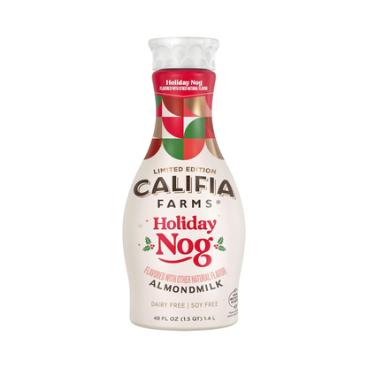 Califia Farms Holiday Nog Seasonal Almond Milk Egg Nog 48fl oz