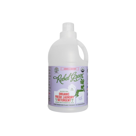 Rebel Green Organic Fresh Liquid Laundry Detergent Lavender & Grapefruit 64fl oz