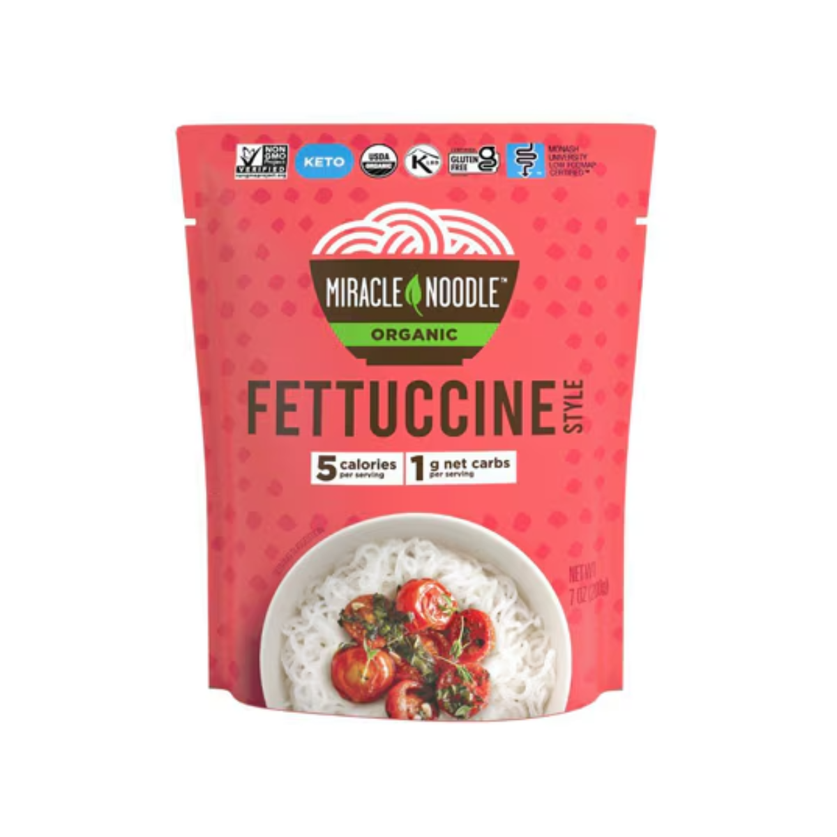 Miracle Noodle Organic Ready To Eat Fettuccine Noodles 7oz