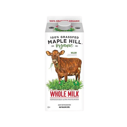 Leche entera orgánica Maple Hill Creamery 64 oz