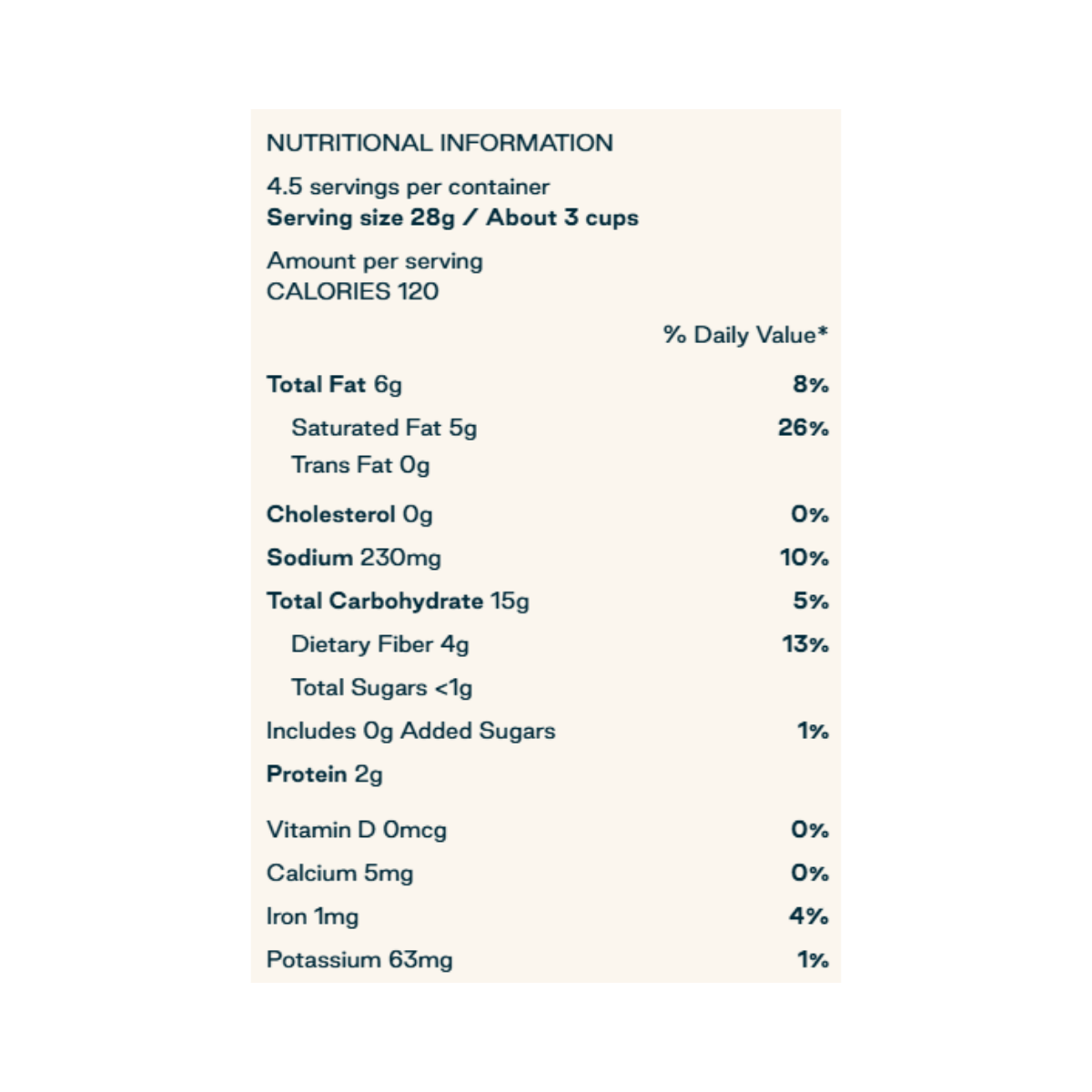 LesserEvil Popcorn "No Cheese" Cheesiness 0.88oz