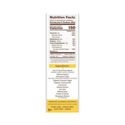 Simple Mills Crunchy Chocolate Chip Cookies 5.5oz