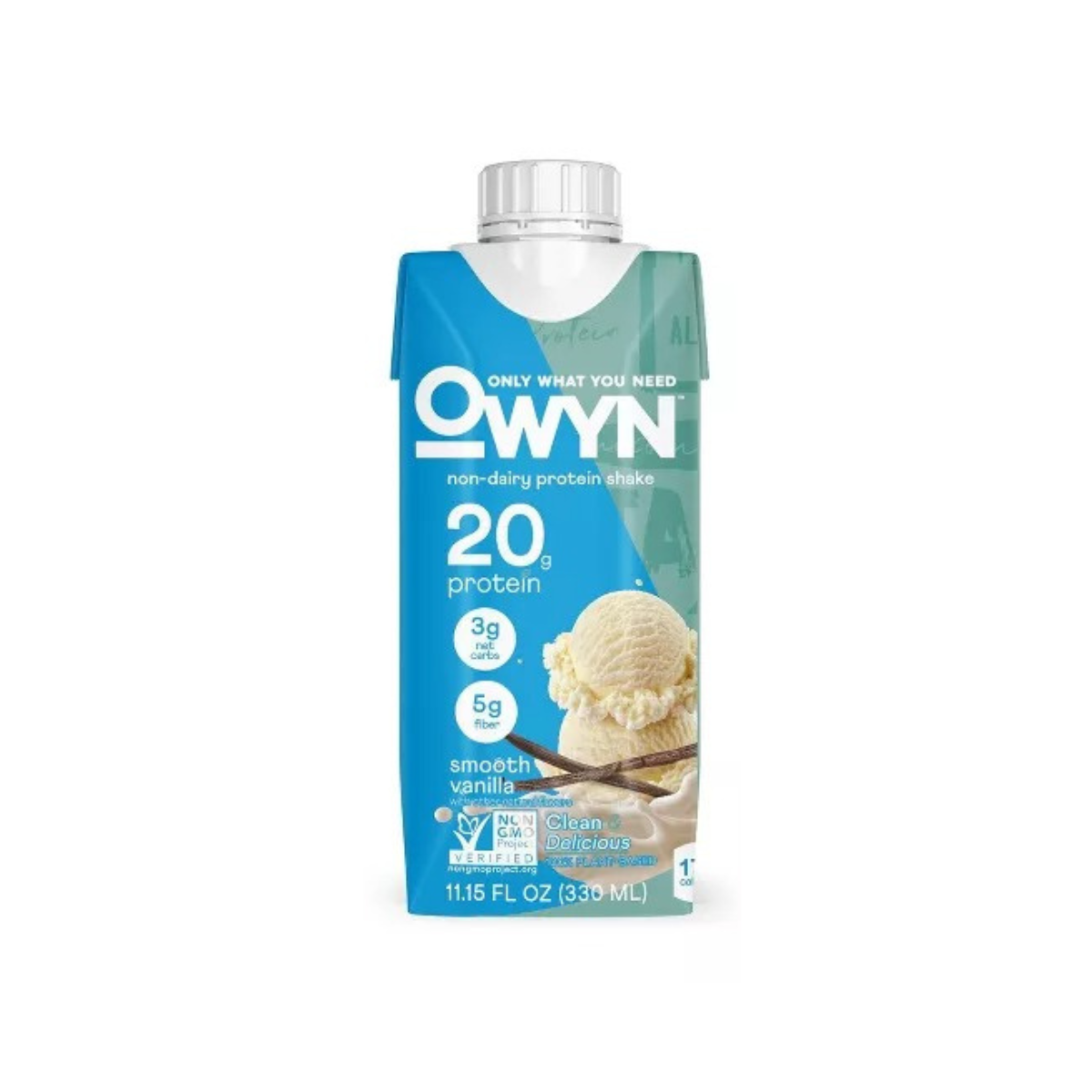 Owyn 20g Dairy Free Protein Shake Smooth Vanilla 4c