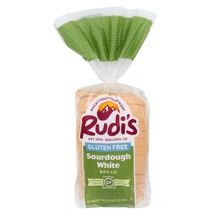 Rudis Bakery Sandwich Bread Sourdough White GF 18oz