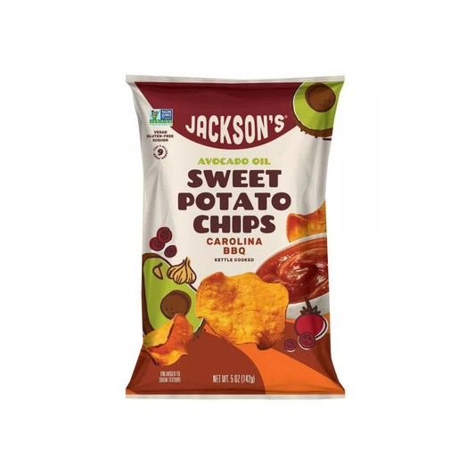 Jackson's Avocado Oil Sweet Potato Chips Carolina BBQ 5oz